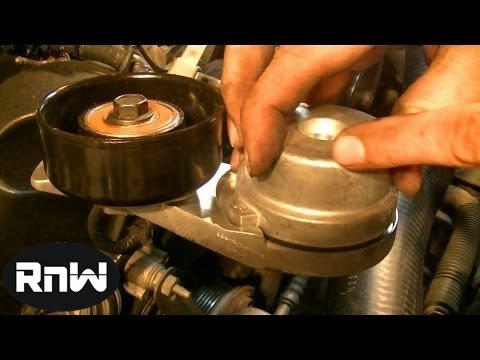 how to loosen alternator belt