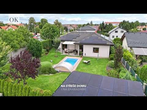 Video Nízkonákladový dům s terasou, bazénem a naprostým soukromím v Kostelci nad Labem