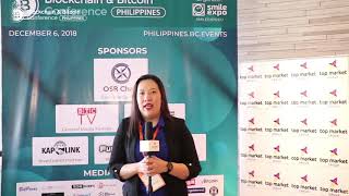 Atty Catherine Joy P Alameda at Blockchain & Bitcoin Conference, Philippines