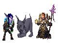 World of Warcraft PvP/PvE - 3v3 Feral/Sub/Disc vs. Rank 1 Arms/Affliction/Holy (Vent Version)