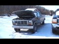 1986 Ford F250 6.9l IDI Diesel Cold Start