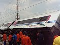 Anjlokan Argo Bromo Anggrek di Manggarai