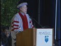 Philip A. Sharp addresses spring 2008 graduating class