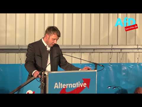 Andre Poggenburg: Politischer Aschermittwoch der AfD in Pirna / SOE / Sachsen