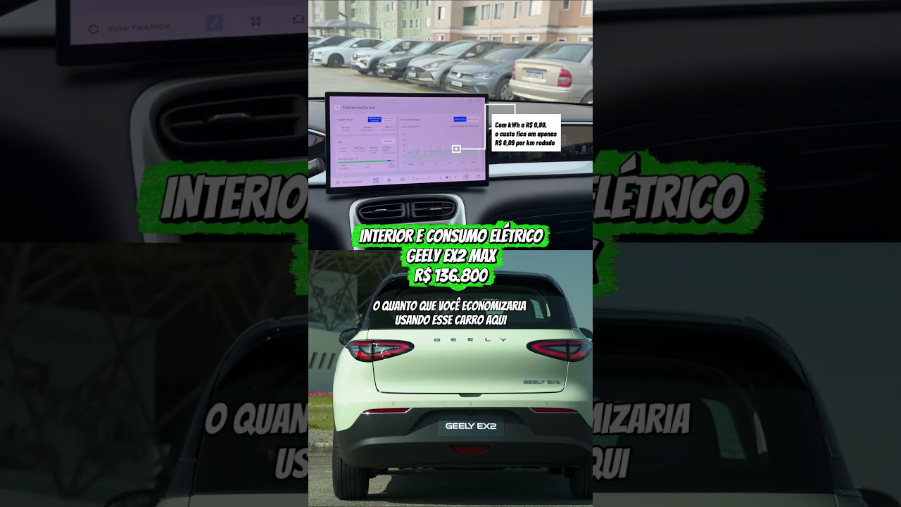 Raio-X do INTERIOR do Geely EX2 Max! Espaço absurdo! 🛑👀