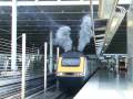 EMT 43064 departs St Pancrass with mega clag!
