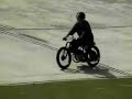 motorradveteranen auf der radrennbahn bielefeld