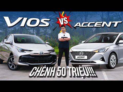 Chênh 50 triệu, chọn Toyota Vios G 2023 hay Hyundai Accent AT đặc biệt