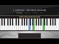 Strauss - The Blue Danube [Easy Piano Tutorial]
