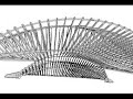 Santiago Calatrava Olympic Velodrome Roof Model in SketchUp