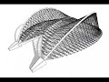 Santiago Calatrava Olympic Velodrome Roof Model in SketchUp