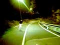 Discesa con flowboard artigianale a eboli toccando i 40 km/h