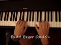 Esercizio n.22-23-24-25 Beyer Op.101