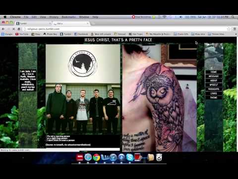 how to make a self page on tumblr