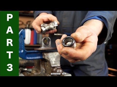 Land Rover Prop’ shaft repair part 3 – Refitting a new universal joint