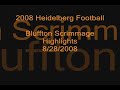 Heidelberg Football vs. Bluffton Highlights