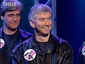 sean hughes is made to blush as boy george flirts outrageously with him in this clip from the hit music comedy show never mind the buzzcocks.