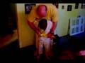 Jim helps Alex with his 1st yellow belt