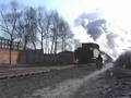 Chinese steam - SY 0590 pulls 37 cars out of Chengzihe