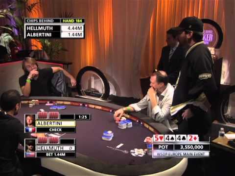 Чемпионат Европы по покеру в Каннах, финальный стол WSOPE 2012 эпизод 4 (последний)