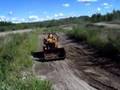 Komatsu D41S rebuilding Motocross Track