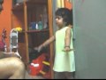 Kid's quarrel, God knows in which language.