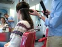 How to: Curl your hair with straightening irons