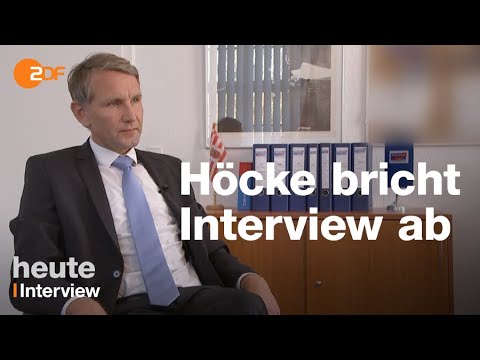 AfD & ZDF: Landeschef Hcke bricht Interview ab und dro ...