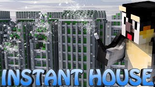 Minecraft | INSTANT HOUSES MOD Showcase! (Furniture Mod, Instant House Mod, Building Mod)