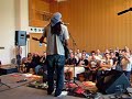 sabian endorser will calhoun with 'headfake' - at the montreux jazz festival 2007, switzerland