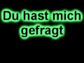 Rammstein - Du Hast (Lyrics in German + pictures!)