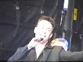 the celtic tenors with deirdre shannon at the st. patrick's day open-air concert on 16th march 2003, in london's jubilee gardens next to the london eye.