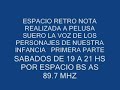 NOTA EN ESPACIO RETRO PELUSA SUERO LA VOZ DE LARGUIRUCHO