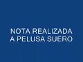 NOTA EN ESPACIO RETRO PELUSA SUERO LA VOZ DE LARGUIRUCHO