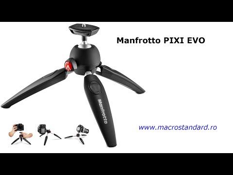 Click aici pentru vizualizare Minitrepied Manfrotto PIXI EVO Minitrepied Manfrotto PIXI EVO