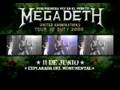 Megadeth en Lima - Peru - Explanada del Monumental