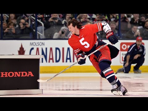 Video: Johansen wears OSU jersey in Breakaway Challenge