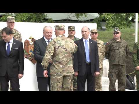 Moldovan president participates in closing event of Dragoon Pioneer 2016 drills