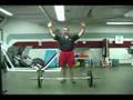 Bent over barbell row