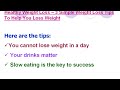 Healthy Weight Loss - 3 Simple Weight Loss Tips To Help You