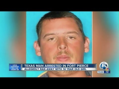 arrrested - Allegedly ran away with 14-year-old.