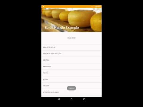 YouTube: Scroll Handle Example