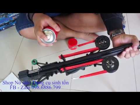 Hướng dẫn tháo lắp bảo quản cho ná thun cao su Sl01, ná cao su, slingshot