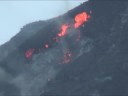 Close-up of daylight lava fall Close-up of daylight lava fall