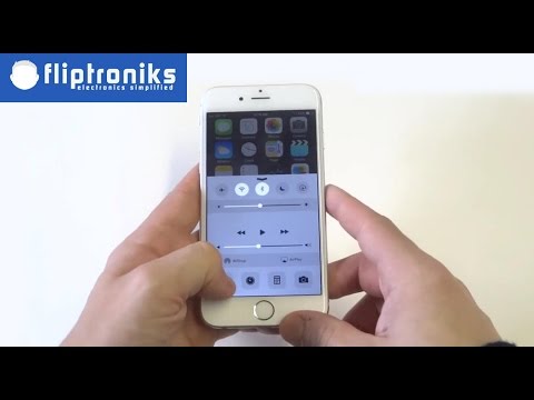 how to turn light on iphone 6