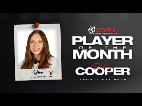 Riley Cooper | Female U18 Prep February Player of the Month