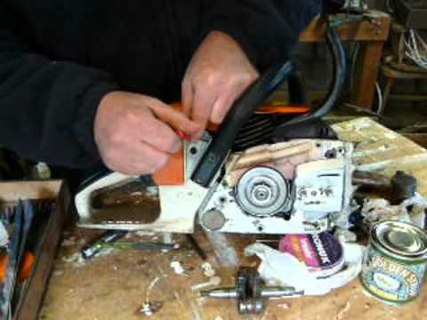 how to fit chainsaw chain