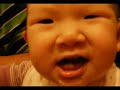 Baby Natalie big smile and indian war cry