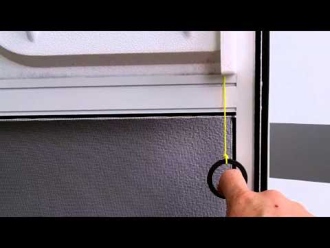 how to install rv screen door latch