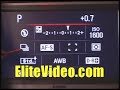 Sony A200 A350 A300 display screen shortcuts